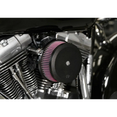 K & N Street Metal Air Intake Kit - Hammer - Black - Twin Cam RK-3933B